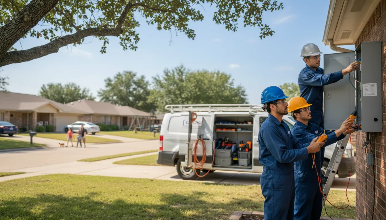 Certified electrician providing emergency electrical services in Clay, KY